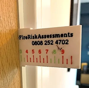 Door gap measurement